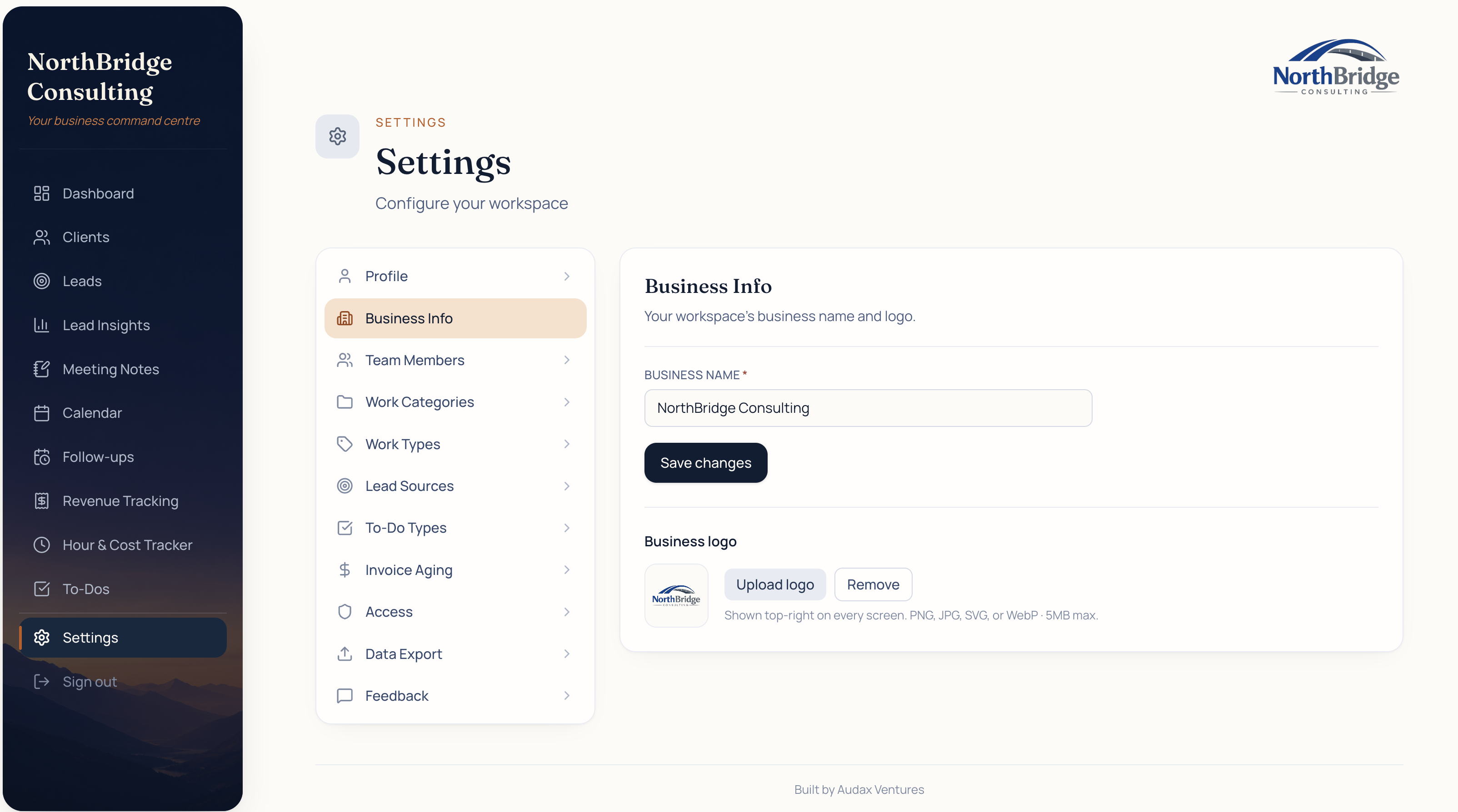 Verclara settings